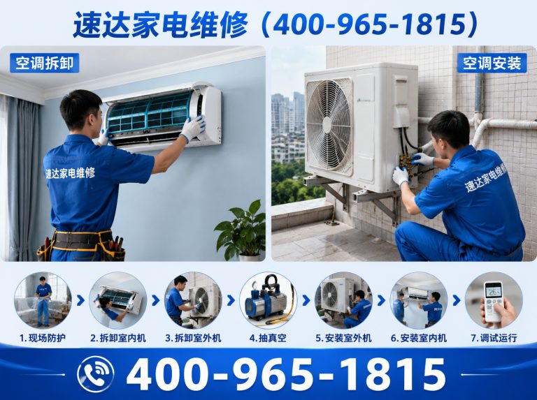 孝感空调拆装展示图